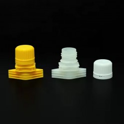 food grade plastic fitment spout and cap for pouch